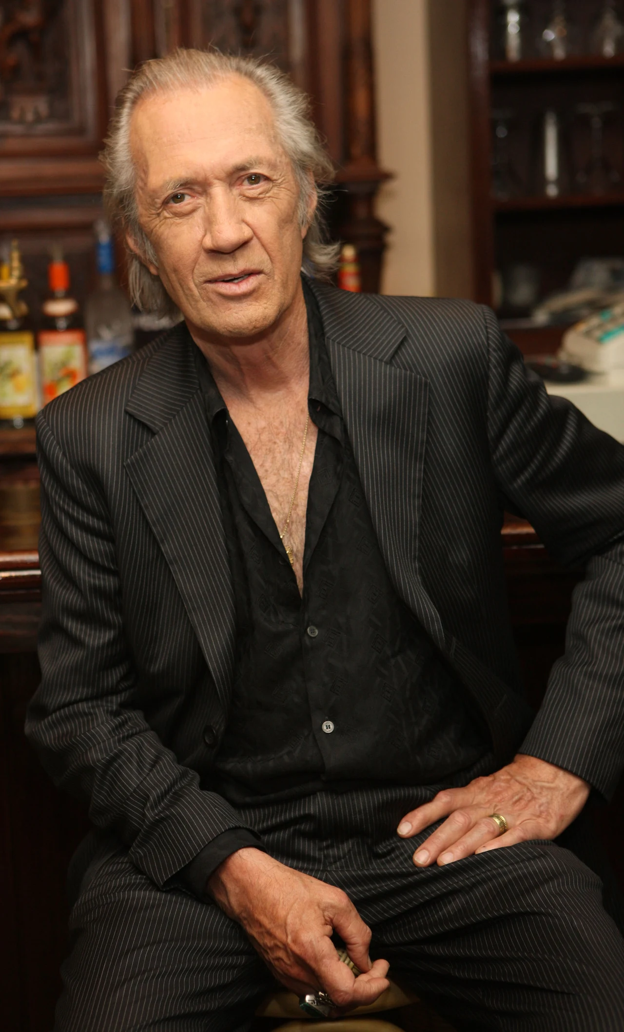 David Carradine w kwietniu 2009, dwa miesiące przed śmiercią