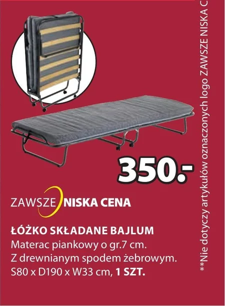 Łóżko składane