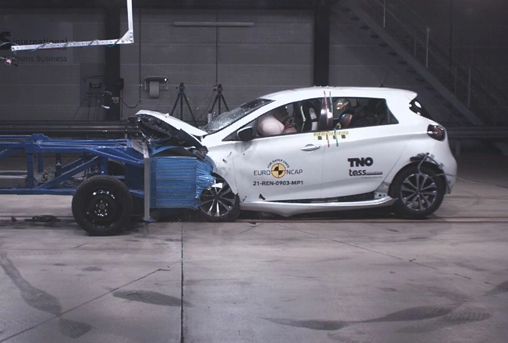 Renault Zoe otrzymało 0 gwiazdek w testach Euro NCAP.