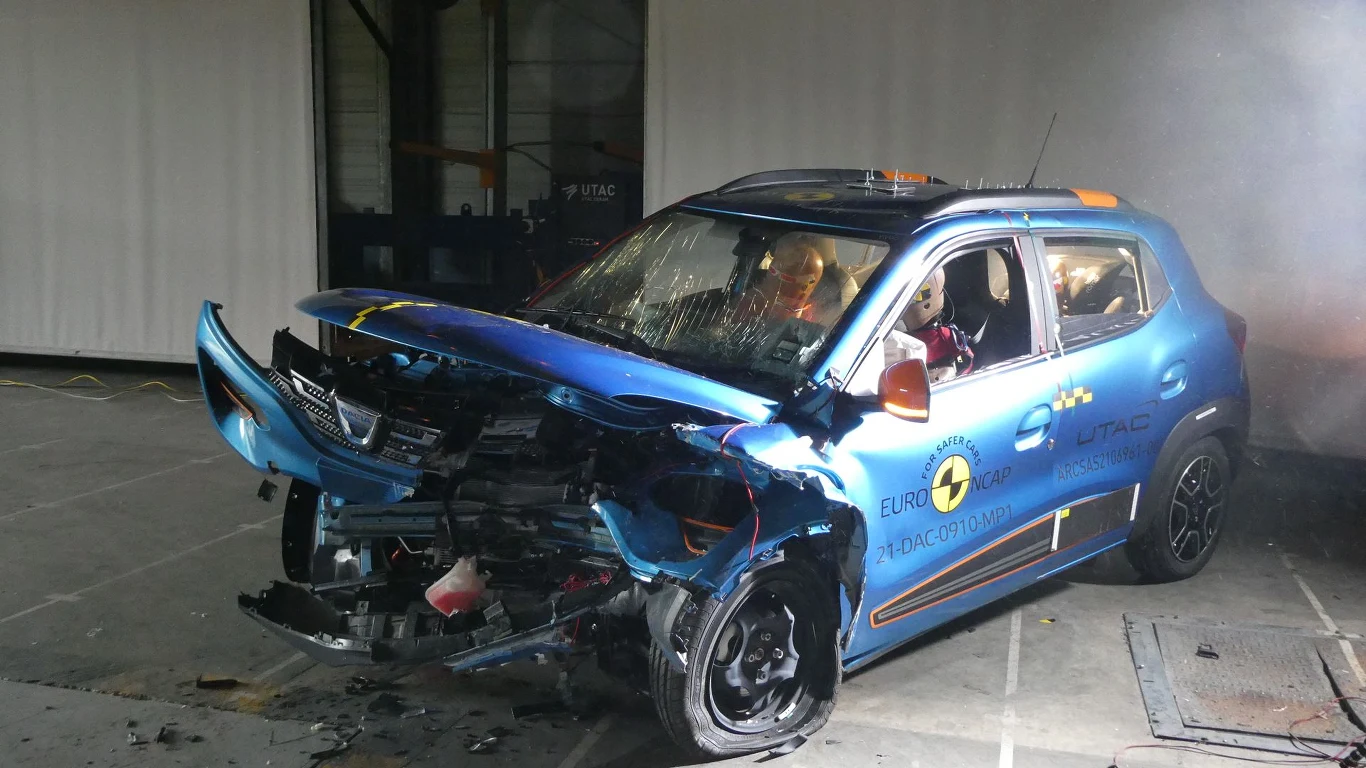 Dacia Spring - 1 gwiazdka w testach Euro NCAP 