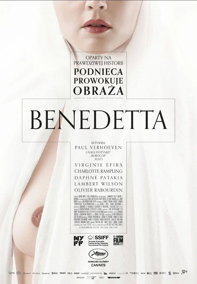 Polski plakat filmu "Benedetta" Polski plakat filmu "Benedetta"