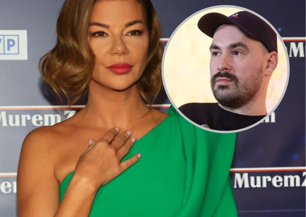 Edyta Górniak i Jakub Żulczyk, fot. Paweł Wodzynski/EastNews