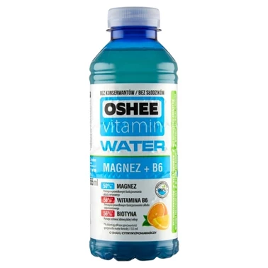 Oshee Vitamin Water Napój niegazowany o smaku cytryny-pomarańczy 555 ml - 1
