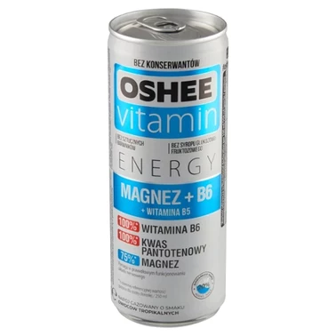 Oshee Vitamin Energy Napój gazowany o smaku owoców tropikalnych 250 ml - 2