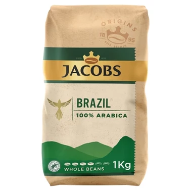 Jacobs Origins Brazil Bright & Rounded Kawa ziarnista palona 1000 g - 0
