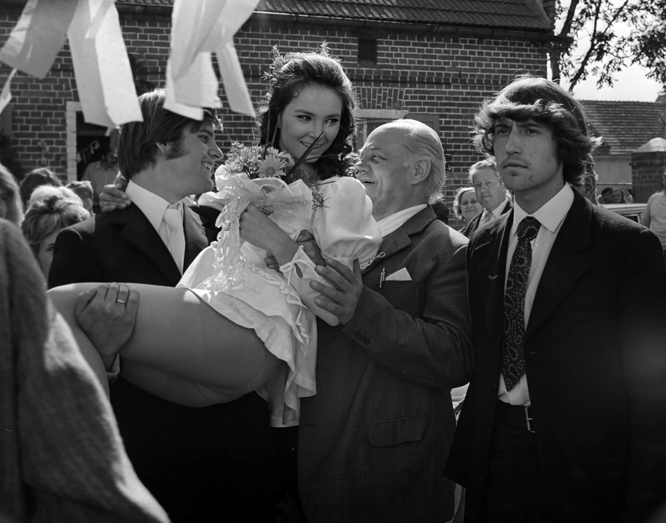 Anna Dymna na planie "Nie ma mocnych"