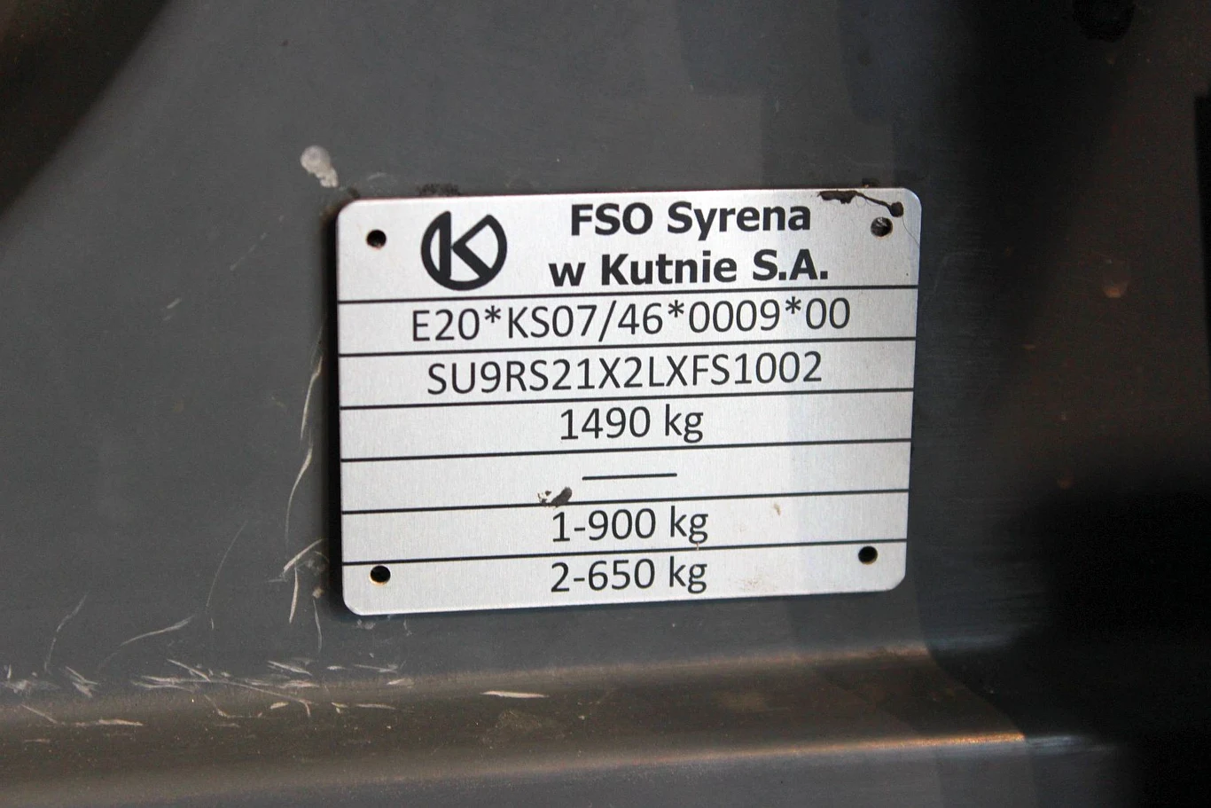 Vosco EV2 - Vosco Automotive FSO Syrena w Kutnie
