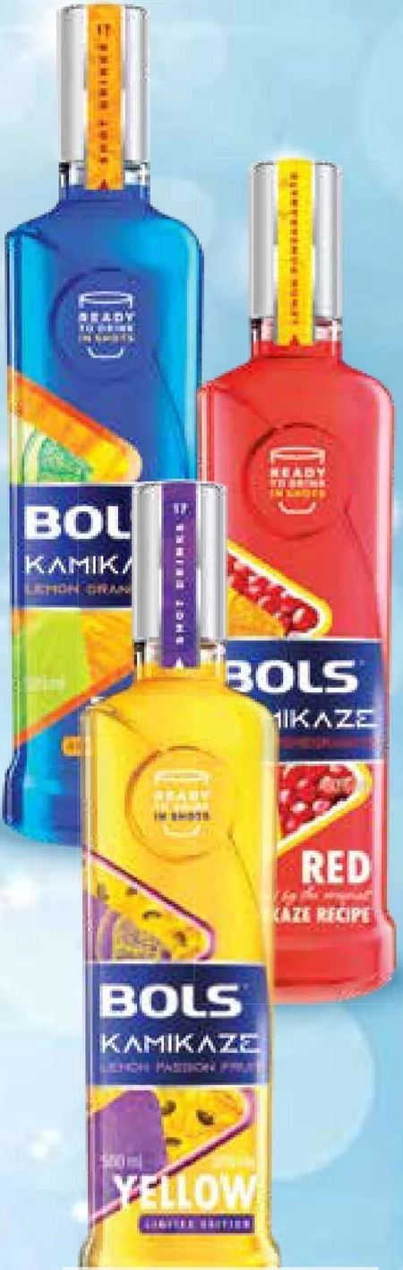 Bols Kamikaze Yellow Napój spirytusowy cytryna marakuja 500 ml