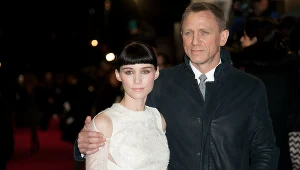 Rooney Mara i Daniel Craig na światowej premierze filmu "Dziewczyna z tatuażem" (Londyn, 12 grudnia 2011 roku) 