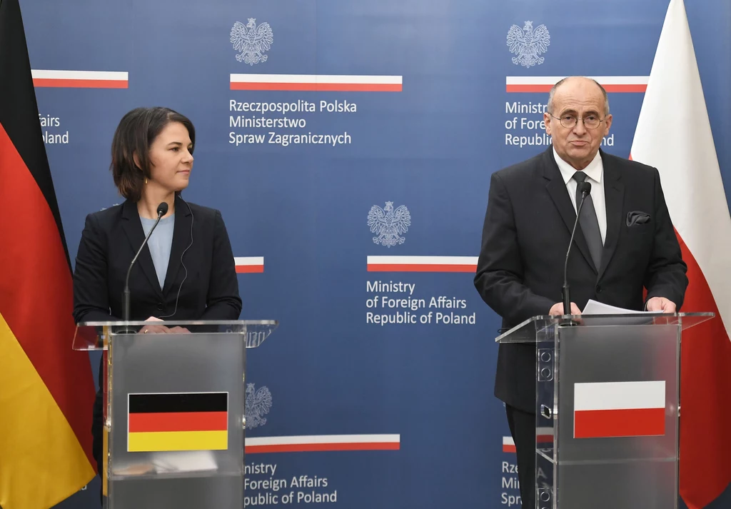 Konferencja prasowa szefów MSZ Polski i Niemiec Konferencja prasowa szefów MSZ Polski i Niemiec