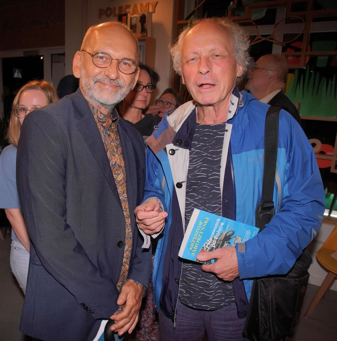 Mariusz Czajka. Na zdjęciu z Pawłem Wawrzeckim