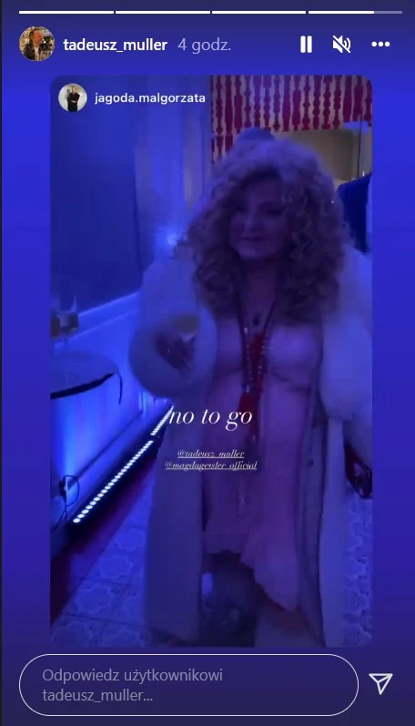 Lara Gessler na ślubie córki Lara Gessler na ślubie córki