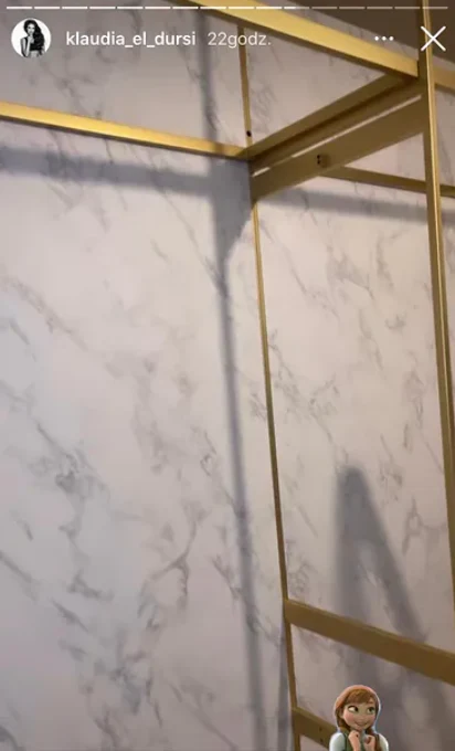 Klaudia El Dursi pokazuje apartament fot. Instagram (instagram.com/klaudia_el_dursi)