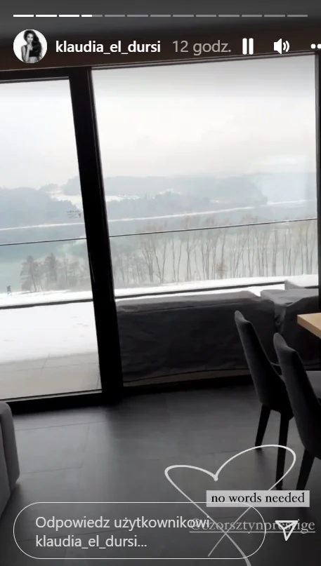 A oto widok! fot. Instagram (instagram.com/klaudia_el_dursi)