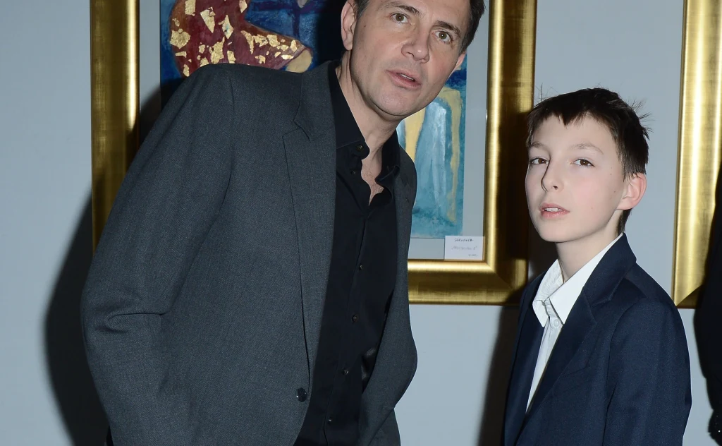 Krzysztof Ibisz z synem Maksymilianem