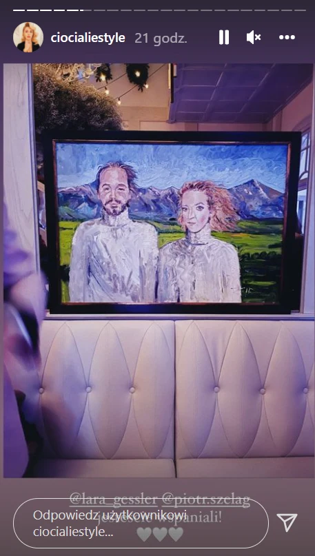 Prezent ślubny od Magdy Gessler Źródło: Ciocia Liestyle: instagram.com/ciocialiestyle/