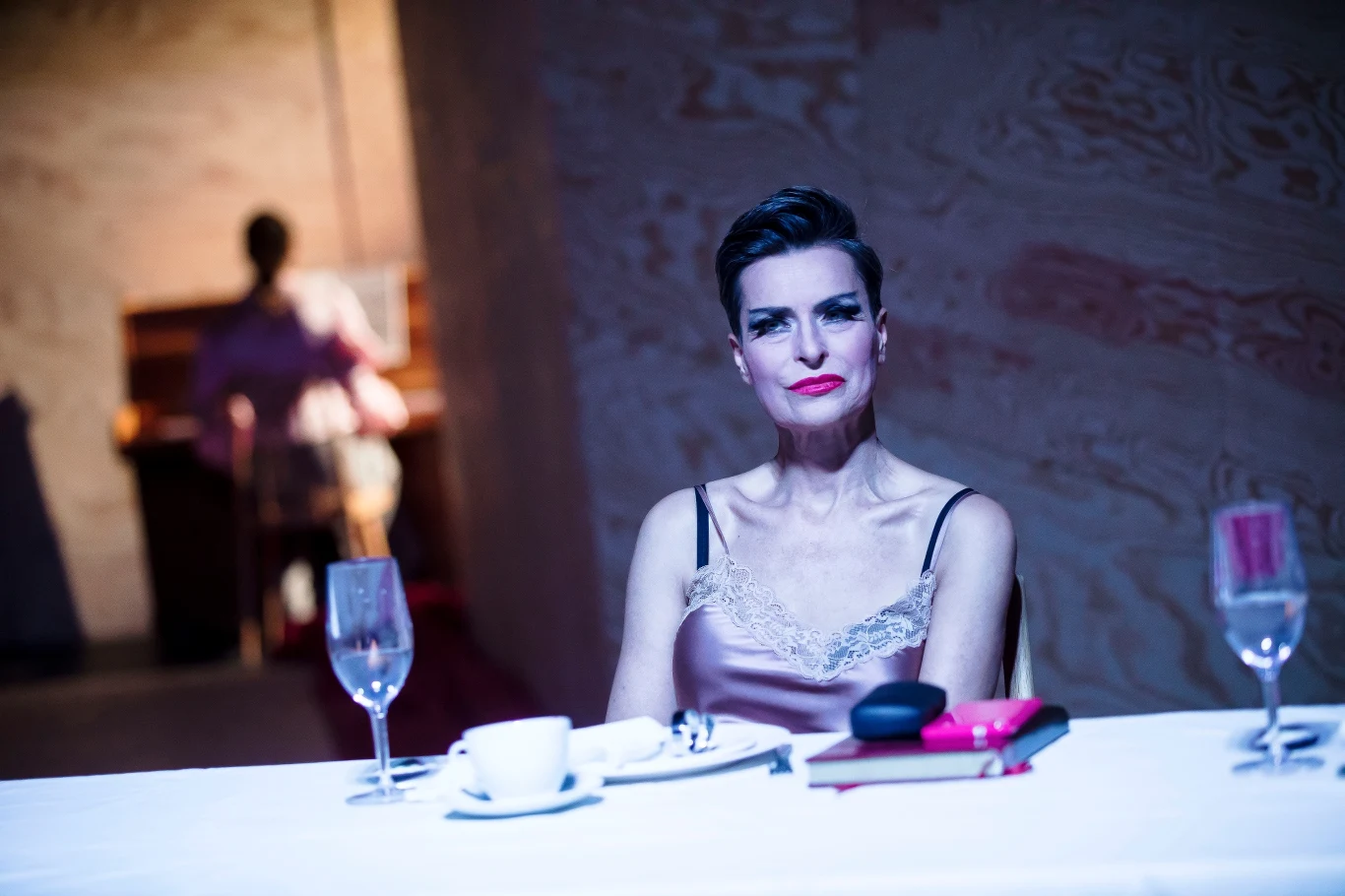 Danuta Stenka za rolę Charlotty w spektaklu "Sonata jesienna" z Teatru Narodowego w Warszawie otrzymała nagrodę aktorską "za umiejętność bycia na scenie jednocześnie - silną i słabą, brzydką i piękną, wrażliwą i opresyjną oraz za wirtuozerię muzyczną, ale bez grania muzyki, jedynie opowiedzianą twarzą".

Danuta Stenka w "Jesiennej sonacie", fot. Krzysztof Bieliński