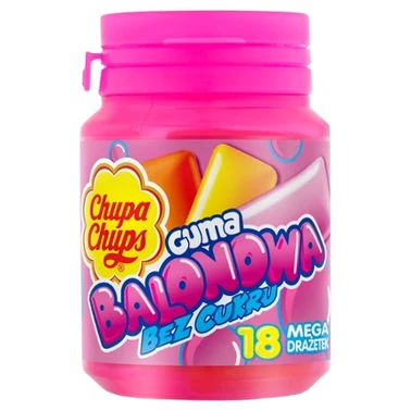 Chupa Chups Guma balonowa bez cukru 72 g (18 sztuk) - 0