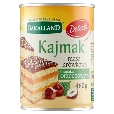 Bakalland Kajmak masa krówkowa o smaku orzechowym 460 g - 1