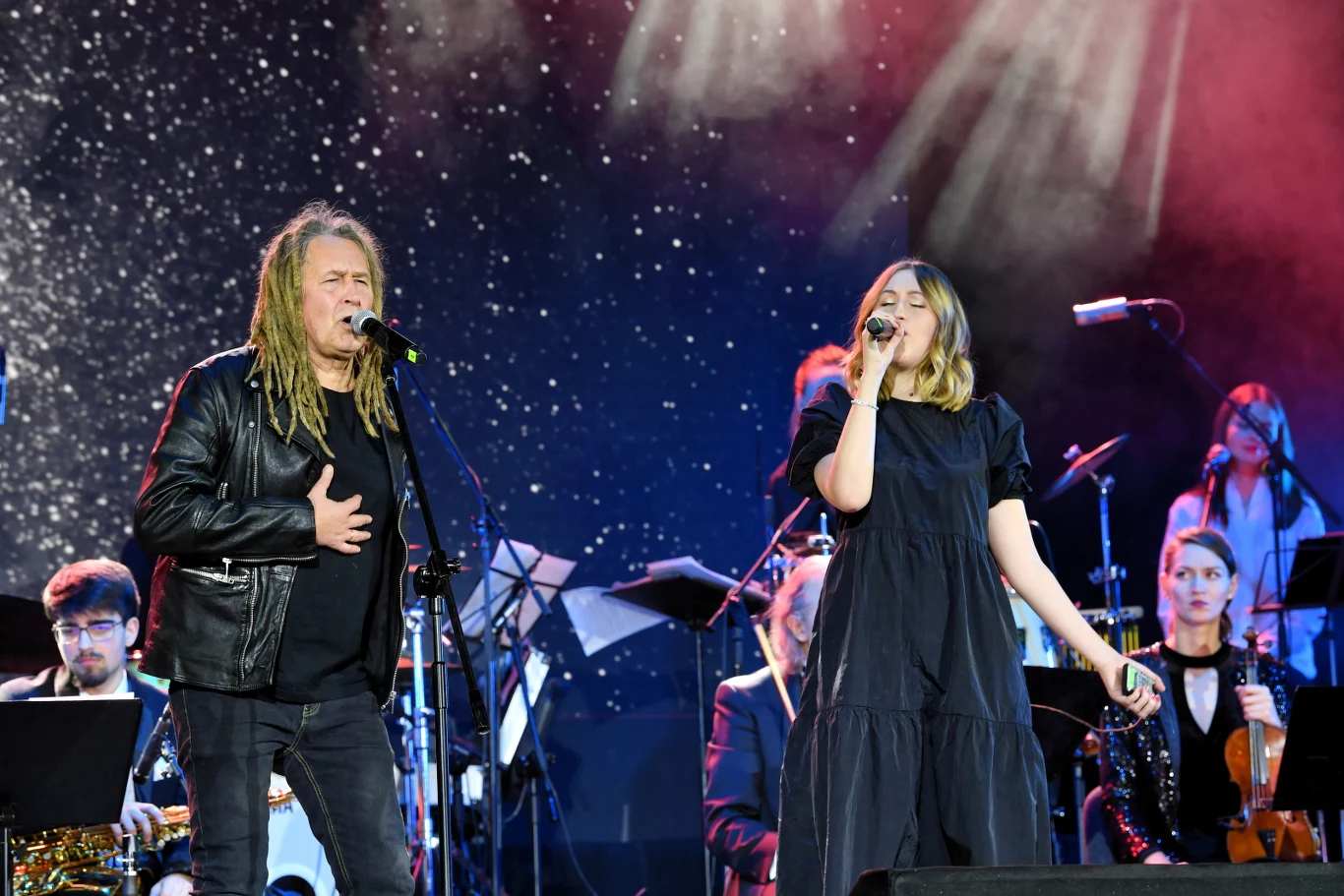 Darek "Maleo" Malejonek z córką Katarzyną Malejonek