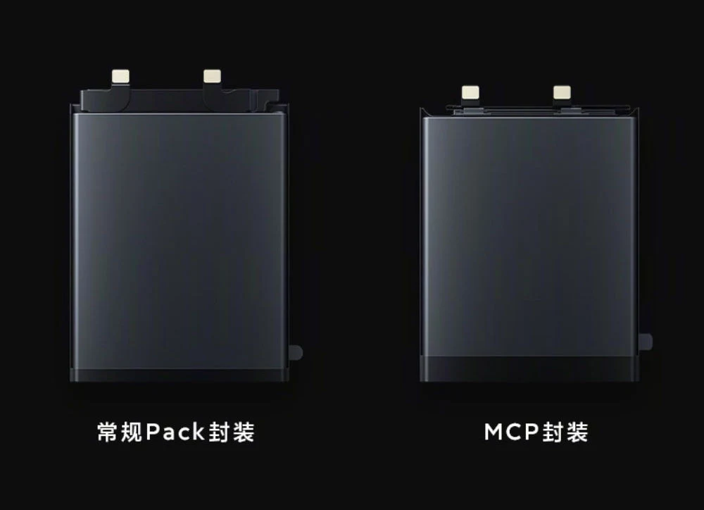 Typowa bateria po lewej, nowa "krzemowa" bateria Xiaomi po prawej - Xiaomi Typowa bateria po lewej, nowa "krzemowa" bateria Xiaomi po prawej - Xiaomi