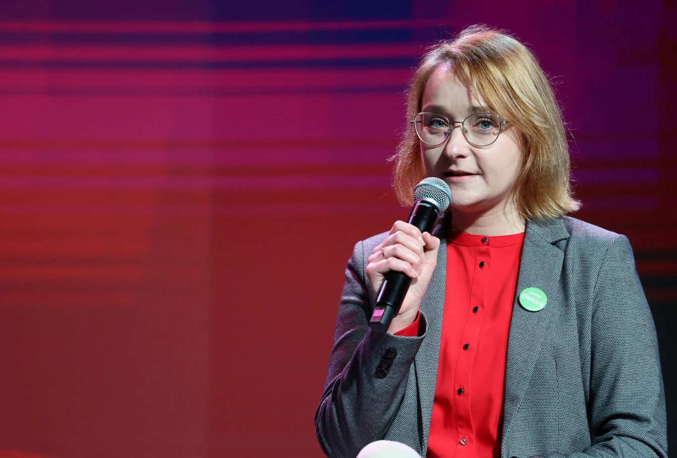 Małgorzata Tracz, współprzewodnicząca Partii Zieloni Małgorzata Tracz, współprzewodnicząca Partii Zieloni