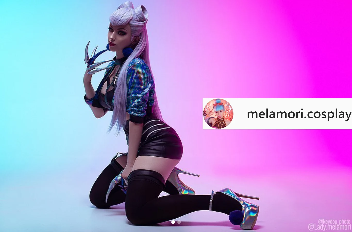 Melamori - fragment zdjęcia zamieszczonego w serwisie Instagram.com na profilu @melamori.cosplay Melamori - fragment zdjęcia zamieszczonego w serwisie Instagram.com na profilu @melamori.cosplay