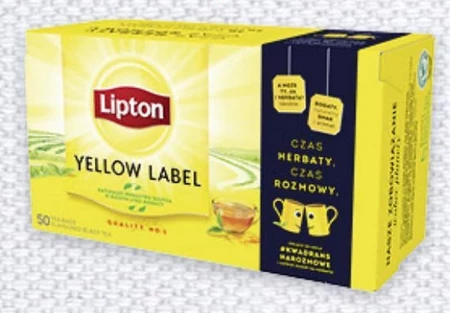Lipton Yellow Label Herbata czarna 100 g (50 torebek)