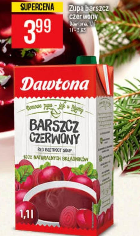 Dawtona Barszcz czerwony 1,1 l