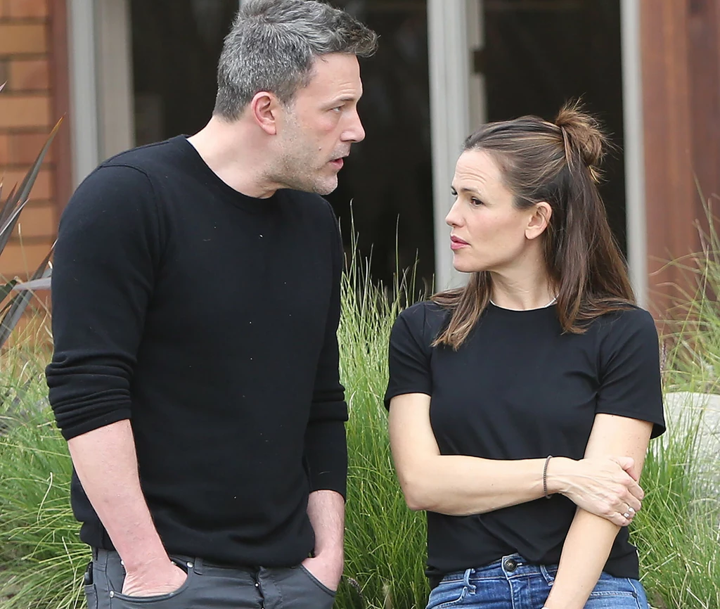 Ben Affleck z byłą żoną Jennifer Garner 