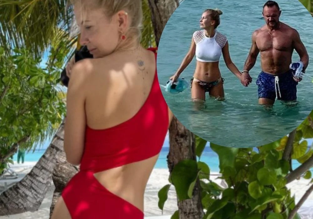 Edyta Pazura i Cezary Pazura na wakacjach