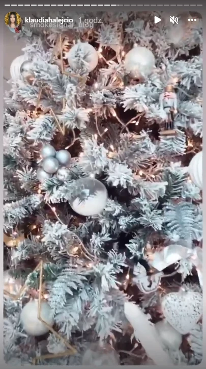 Klaudia Halejcio chwali się świątecznymi ozdobami na Instagramie: klaudiahalejcio Klaudia Halejcio chwali się świątecznymi ozdobami na Instagramie: klaudiahalejcio