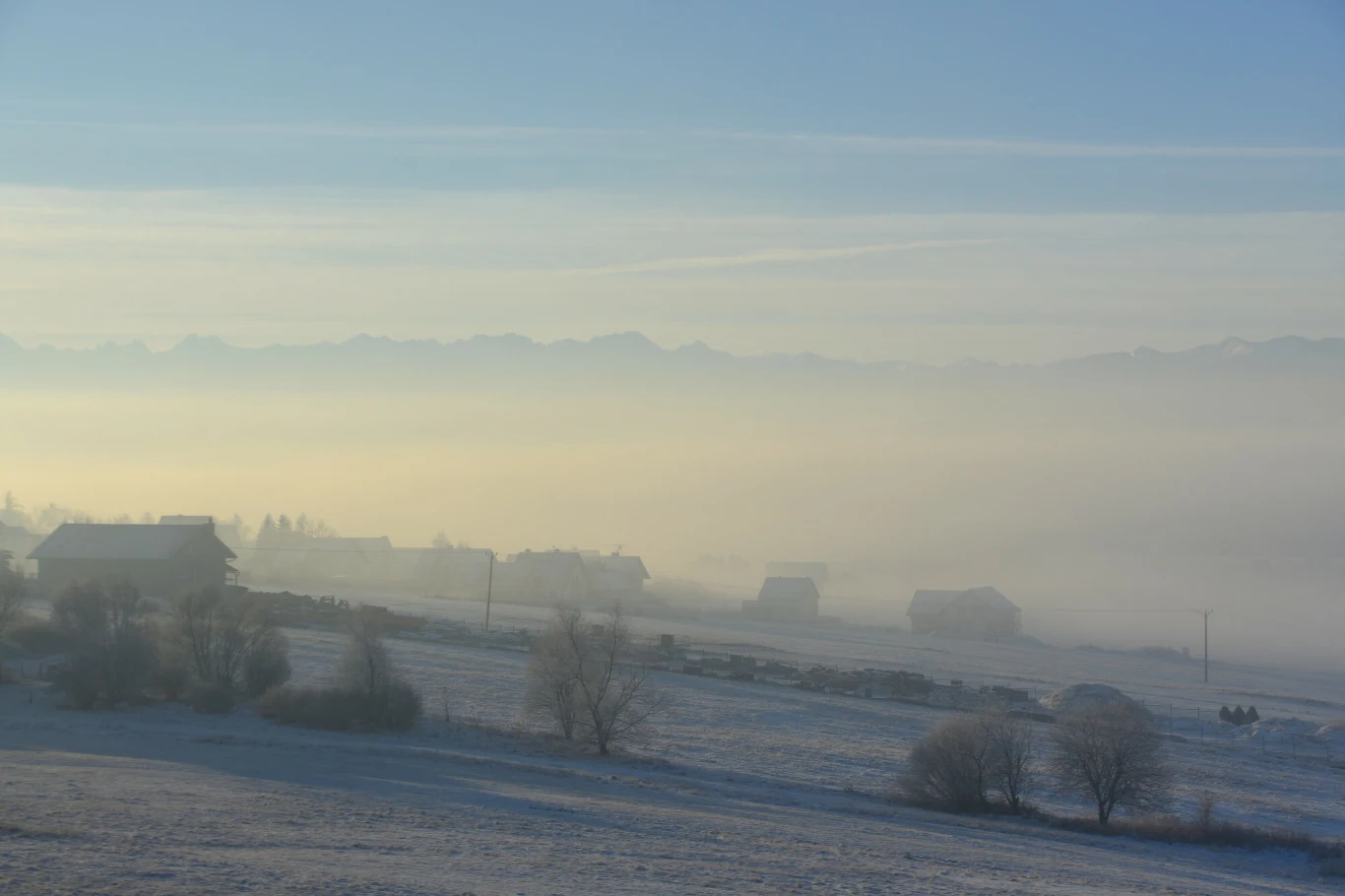 Smog nad Nowym Targiem. Smog nad Nowym Targiem.