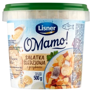 Lisner O Mamo! Sałatka śledziowa z grzybami 500 g - 3