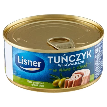 Lisner Tuńczyk w kawałkach w oliwie z oliwek 160 g - 0
