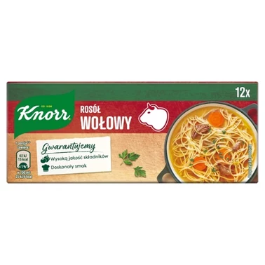 Knorr Rosół wołowy 120 g (12 x 10 g) - 1