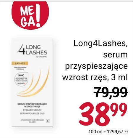 Long4Lashes Serum przyspieszające wzrost rzęs 3 ml