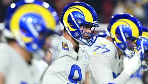Zawodnicy Los Angeles Rams - zespołu z NFL. Zdj. ilustracyjne