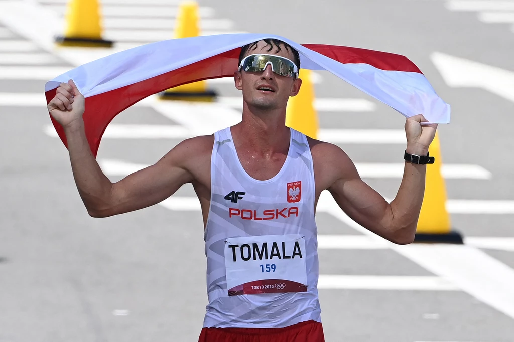 Dawid Tomala wchodzi na metę IO w Tokio Dawid Tomala wchodzi na metę IO w Tokio