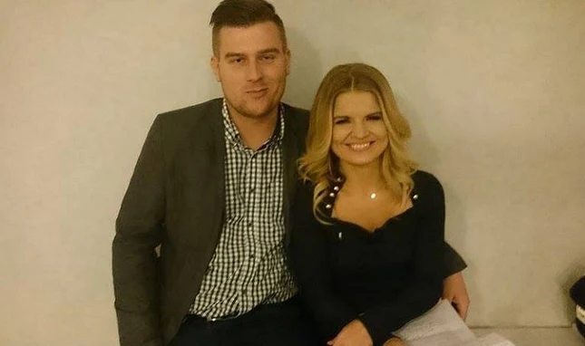 Łukasz Rzucidło, na zdjęciu z Martą Manowską, fot. oficjalny profil programu