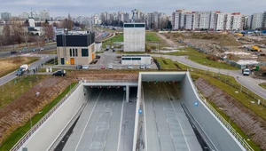 Trwają prace związane z oznakowaniem nad tunelem POW