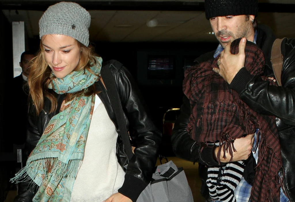 Alicja Bachleda-Curuś i Colin Farrell z małym synkiem (2010) Alicja Bachleda-Curuś i Colin Farrell z małym synkiem (2010)