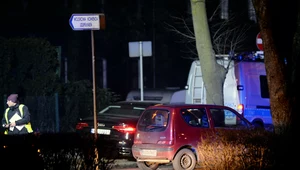 Miejsce wypadku limuzyny Beaty Szydło
