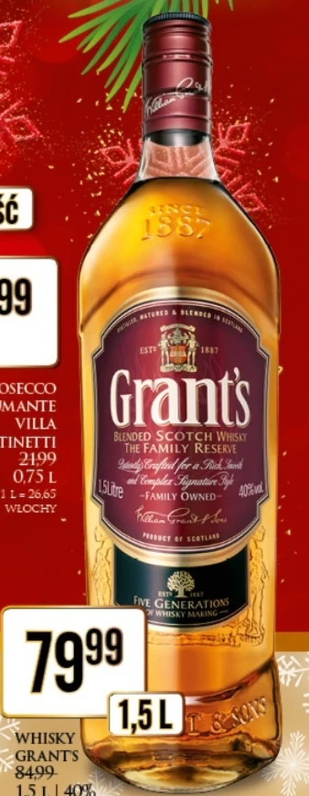 Grant's Family Reserve Szkocka whisky 1,5 l