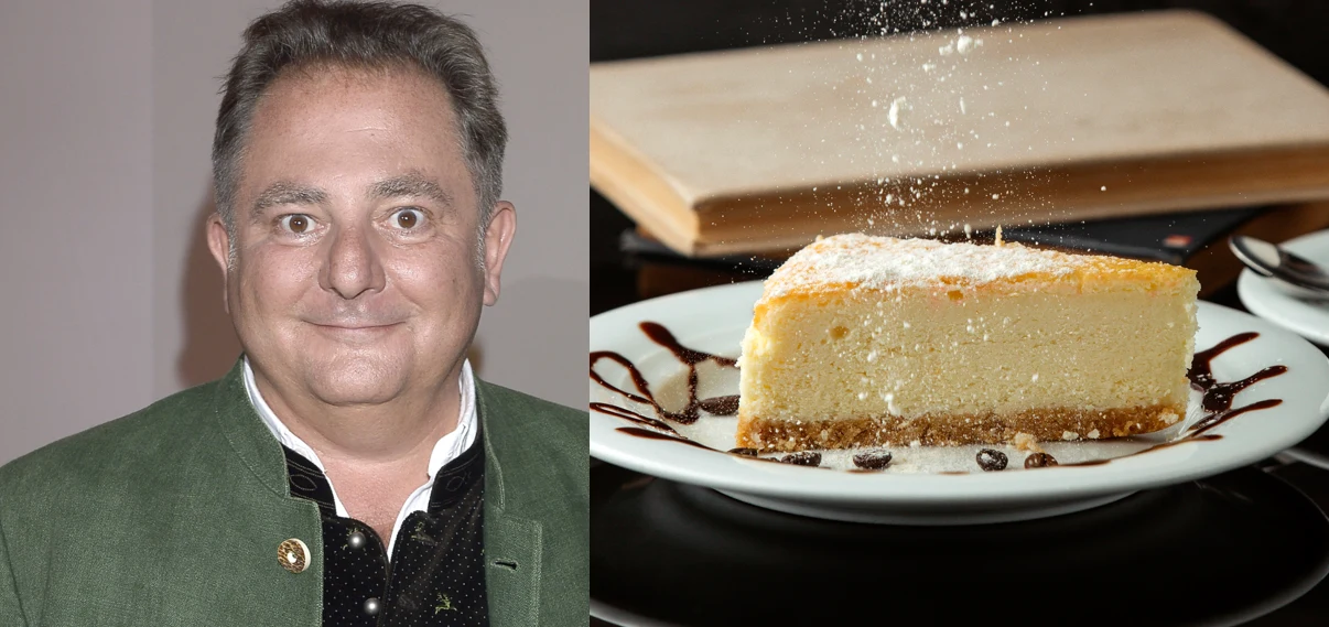 Robert Makłowicz i sernik - Jedzenie zdjęcie utworzone przez KamranAydinov - pl.freepik.com