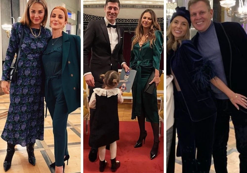 Małgorzata Socha, Kasia Zielińska, Anna i Robert Lewandowscy, Iza Janachowska, Krzysztow Jabłoński Małgorzata Socha, Kasia Zielińska, Anna i Robert Lewandowscy, Iza Janachowska, Krzysztow Jabłoński