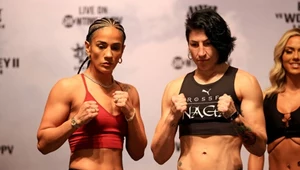 Amanda Serrano (po lewej), Miriam Gutierrez (po prawej)