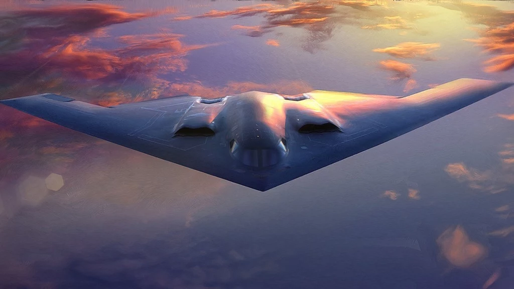 B-2 Spirit w trakcie lotu