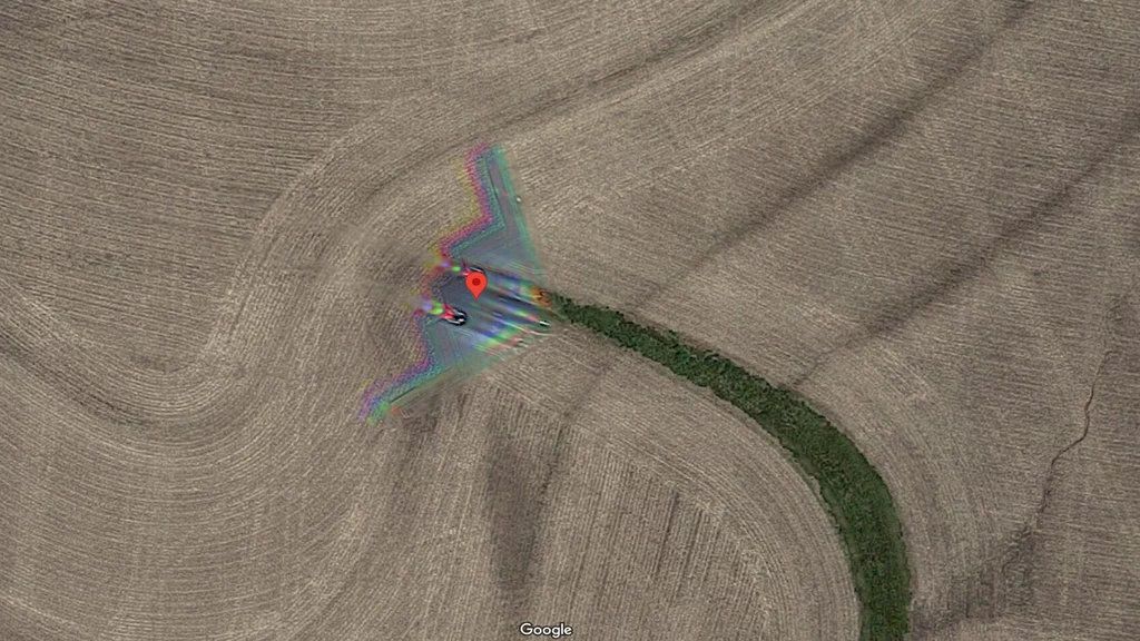 B-2 Spirit uwieczniony na zdjęciach satelitarnych Google Maps