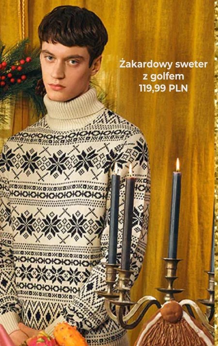 Sweter męski